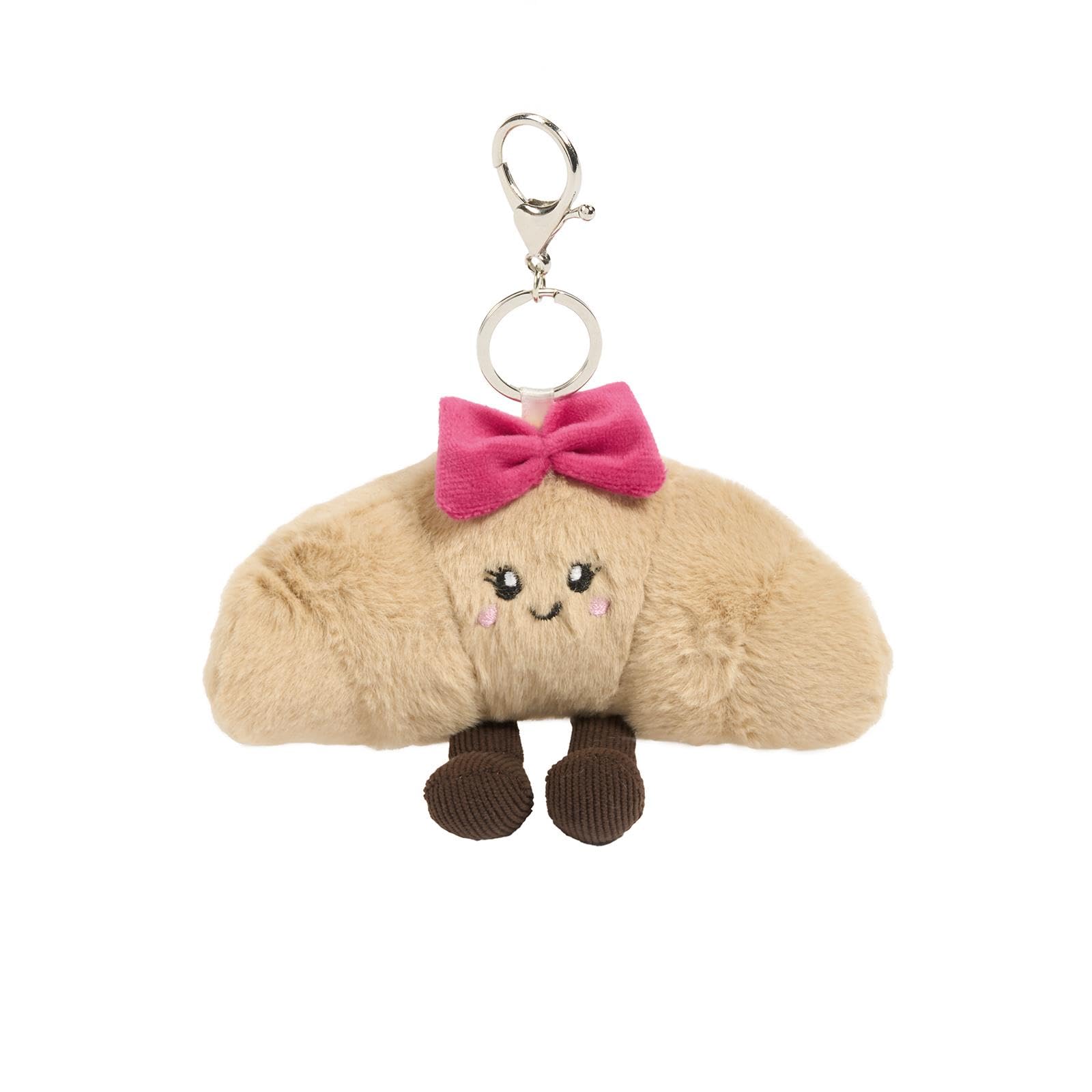 OHS - Bag Charm Keyring - Fleece - Light Brown