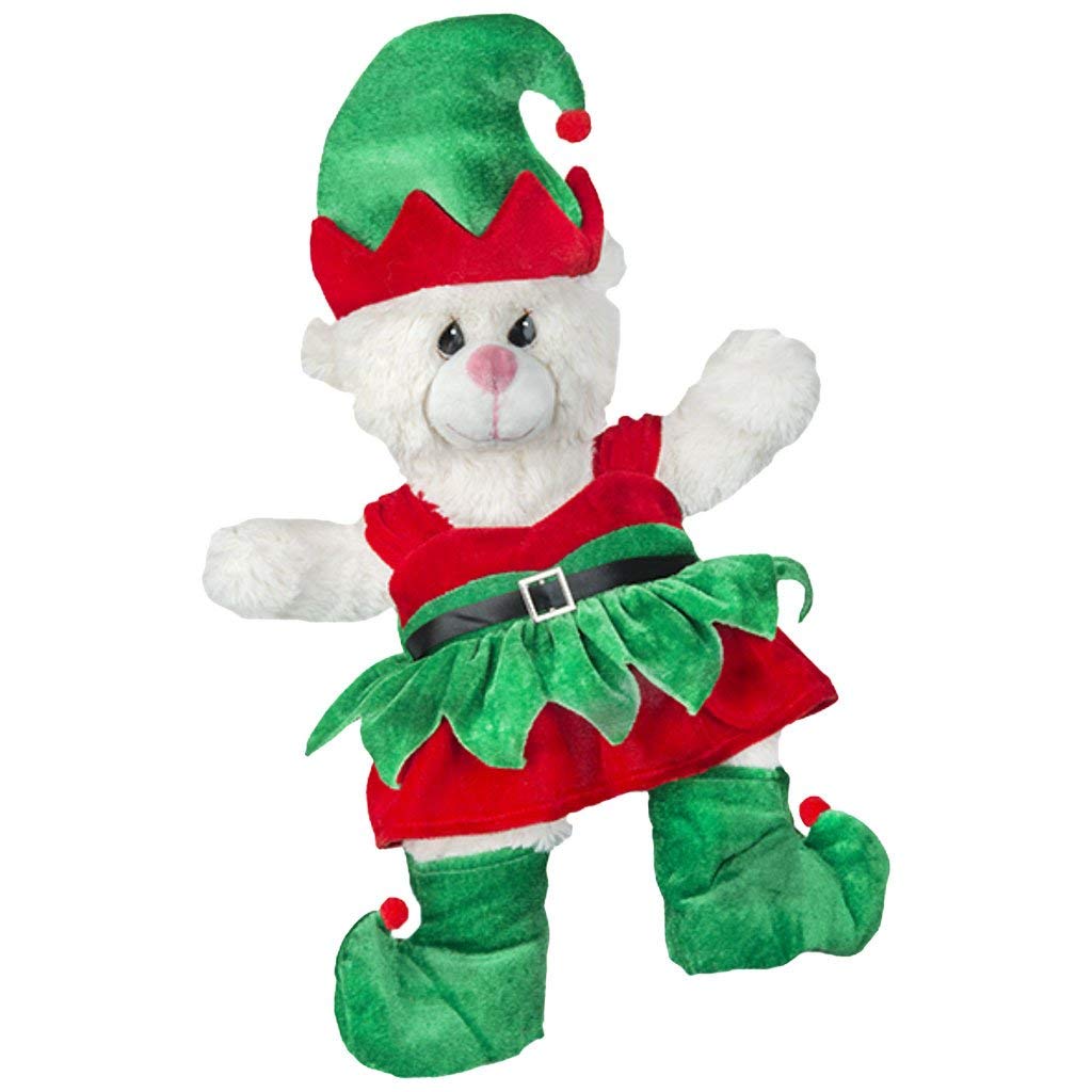 BYO-BFF Stuffed Animals Plush Toy Outfit – Girl Elf w/Hat & Boots 16”