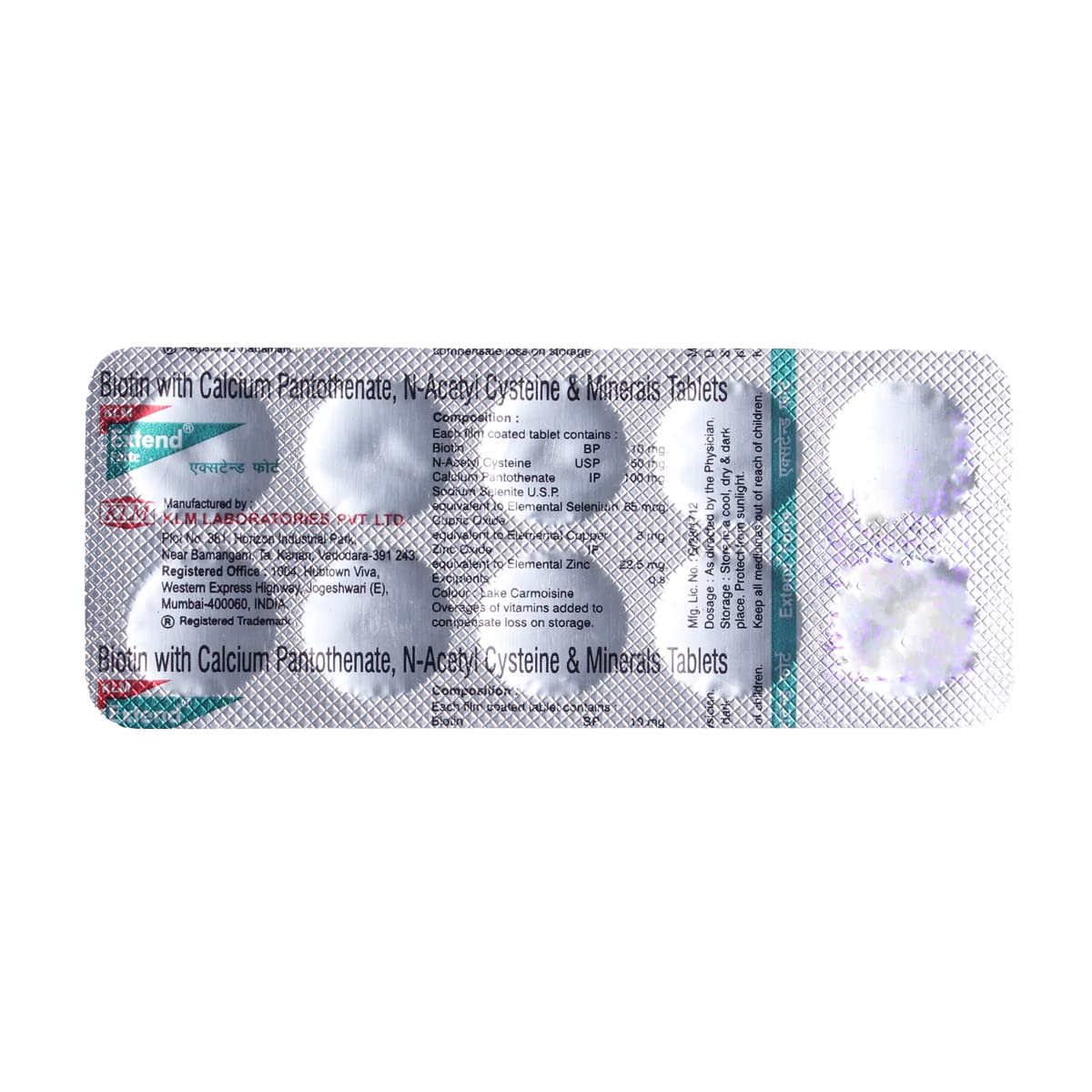 Extend Forte - Strip of 10 Tablets