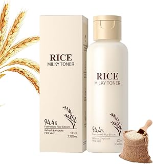 Tónico hidratante de arroz, tónico de extract...