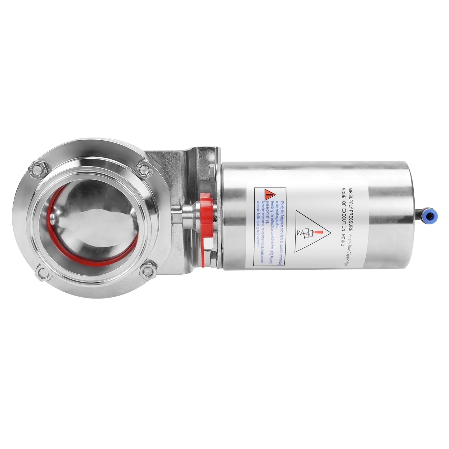 ANIX 3 Zoll Tri-Clamp Absperrklappe Aus Edelstahl 316L – Mit Zuggriff Für Sanitär