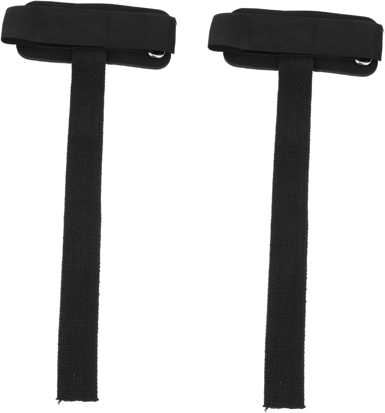 Mikinona 2Pcs Skid Wrist Straps for Weightlifting Durable Fitness Bands for Lifting Dumbbell Training and Bodybuilding Comfortable Support for Gym Workouts Black Color