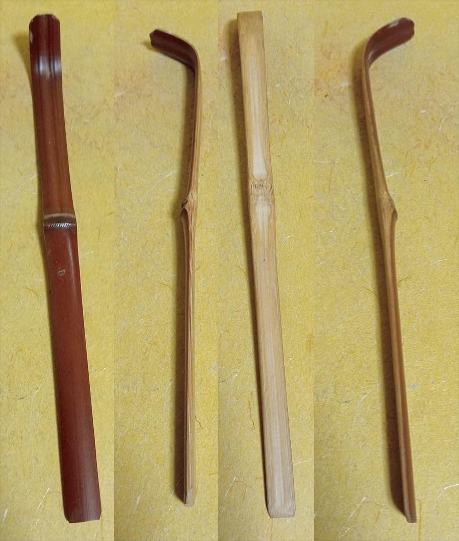 Amazon.co.jp: 竹茶杓 弁慶 速水宗仁書付箱書 速水流六代家元