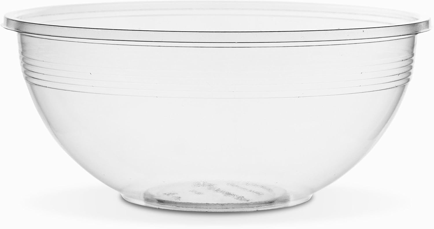 Vegware Plant-based Compostable 32oz PLA Salad Bowl, 185-Series (Case of 300)