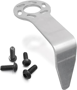 Rafter Hook 889661M for Metabo HPT Tool Hanger Compatible with Hitachi, Lightweight Aluminum, Widely Fit with Adjustable Distance from Screw Hole to Center Point 1.5to 1.9