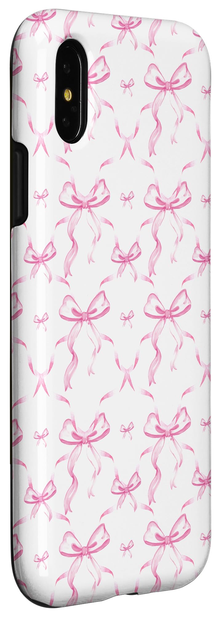Amazon.com: iPhone X/XS Aesthetic Pink Ribbons and Bows in