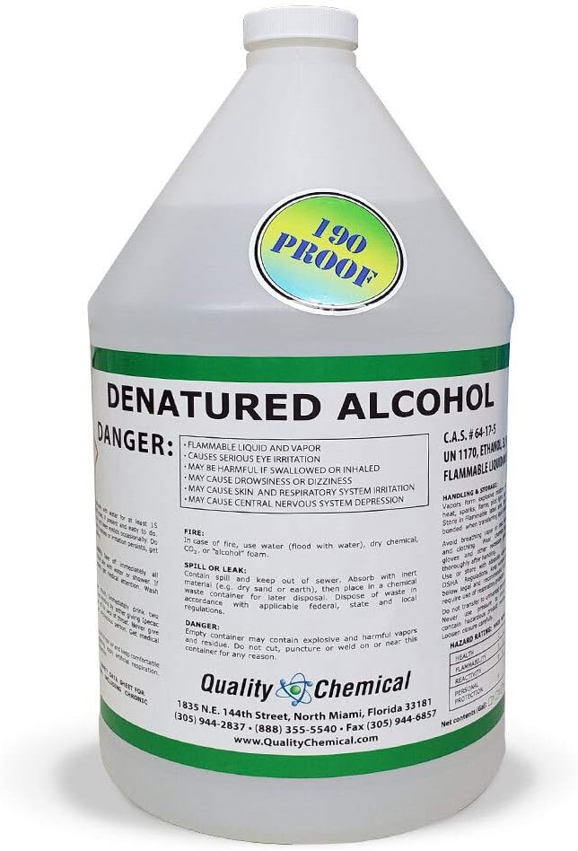 KleanStrip Green QKGA75003 Denatured Alcohol, 1Quart
