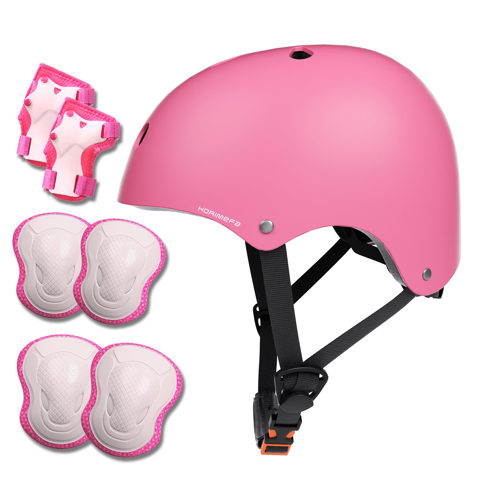 KORIMEFA Toddler Kids Helmet for Bike Scooter Skateboard Roller BMX Bicycle 2-13 Years Boy Girl, Impact-Resistant/Lightweight/Breathable/Adjustable, 46-58cm — image 1