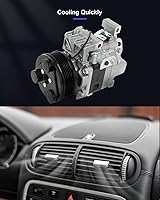 Vista 246 de ECCPP Compresor de CA 1997-2003 apto para Mitsubishi Montero Sport 3.0L 1999-2004 para Mitsubishi Montero Sport 3.5L Compresor de aire acondicionado