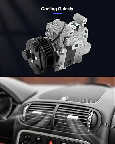 Miniatura 246 de ECCPP Compresor de CA 1997-2003 apto para Mitsubishi Montero Sport 3.0L 1999-2004 para Mitsubishi Montero Sport 3.5L Compresor de aire acondicionado