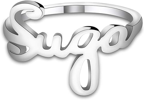 WSNANG Grupo Coreano Anillos Kpop Bangtan Niños Nombre Anillos Coreano Grupo Ejército Regalo