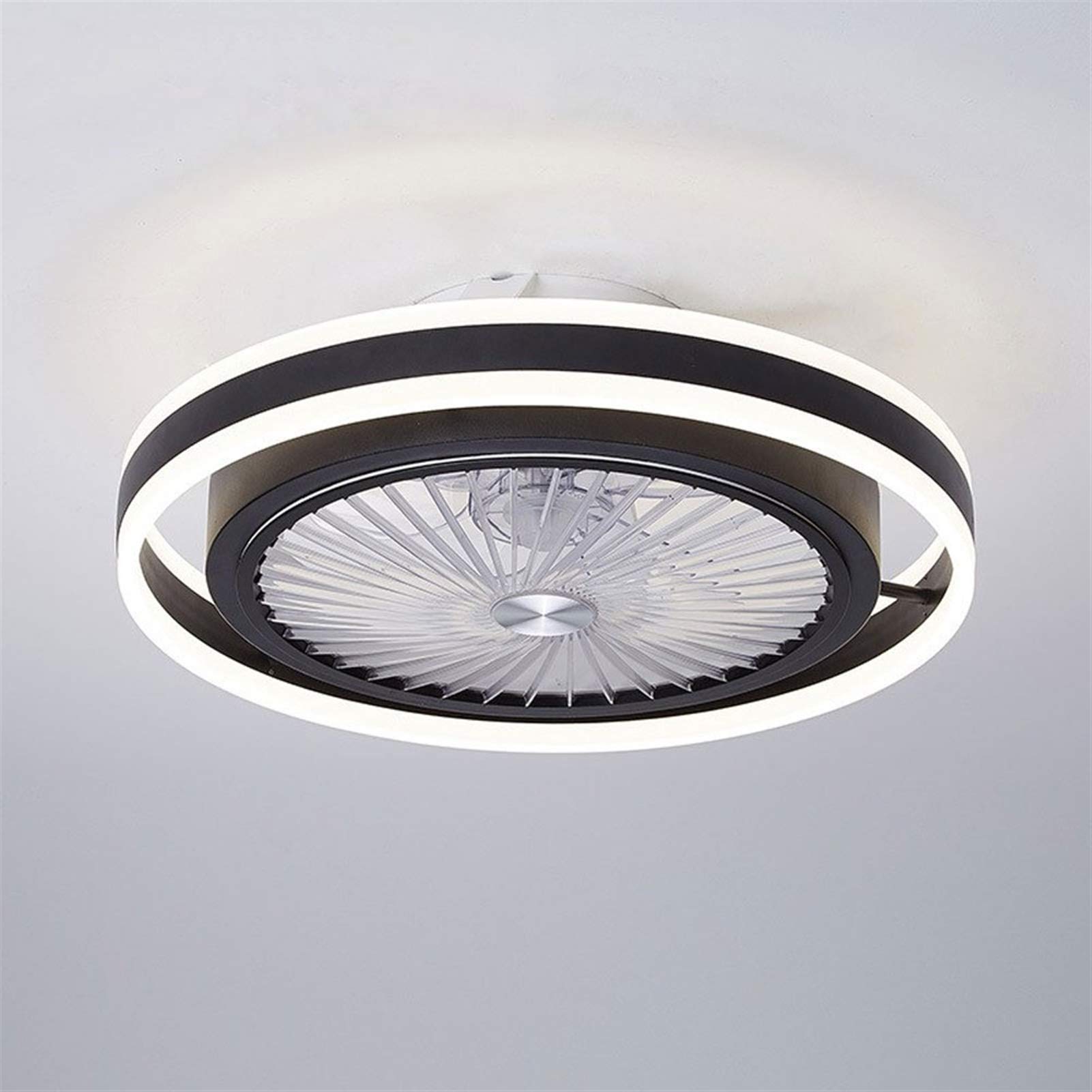 Lustre ventilateur de plafond intelligent et discret pour décoration intérieure
