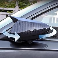 Vista 2 de 2 fundas para espejo lateral de puerta, compatible con Honda Civic 2016-2021 de 10ª generación, Sedan Coupé, Hatchback, carcasa exterior para espejo