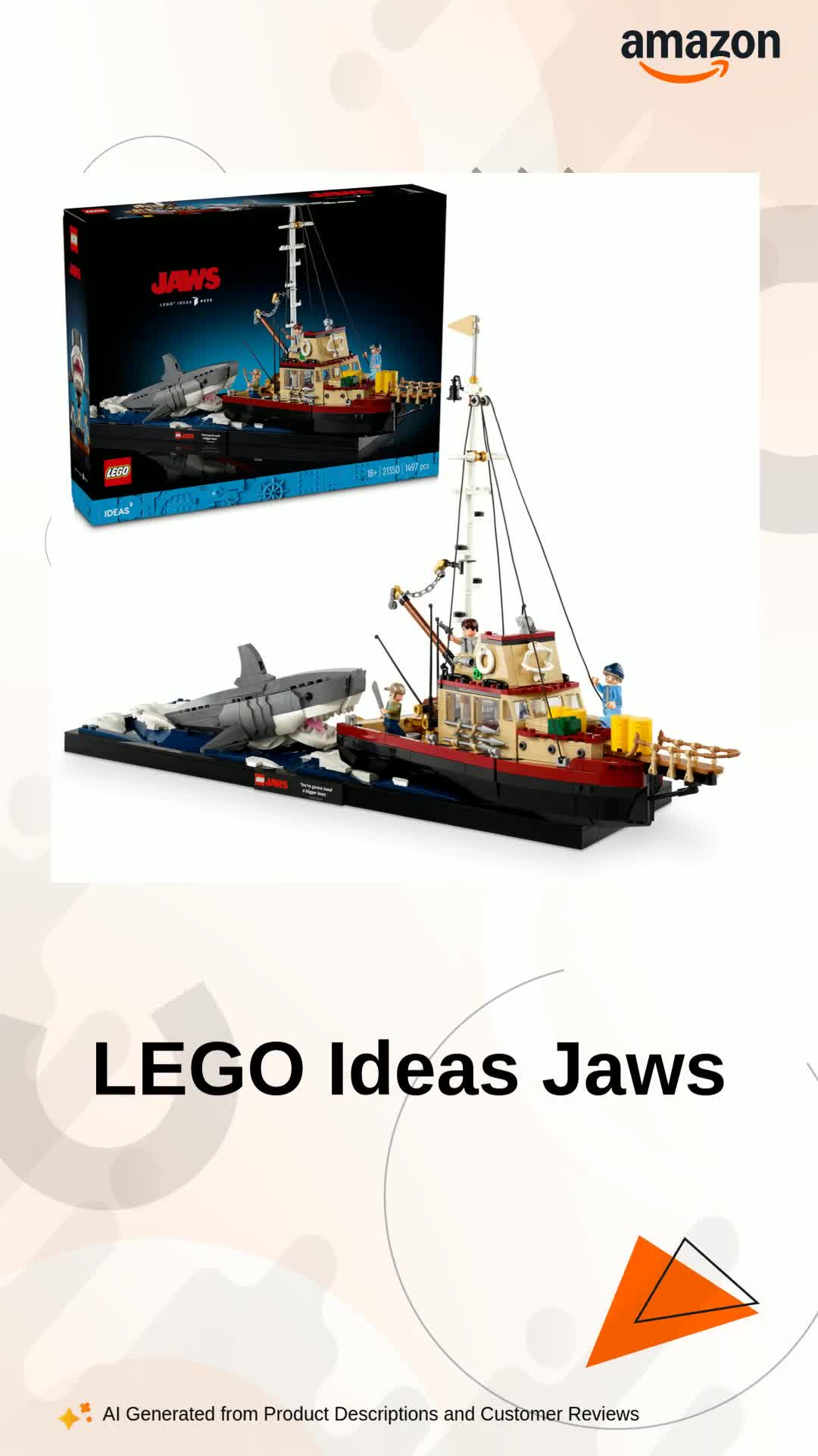 LEGO Ideas Jaws Building Set