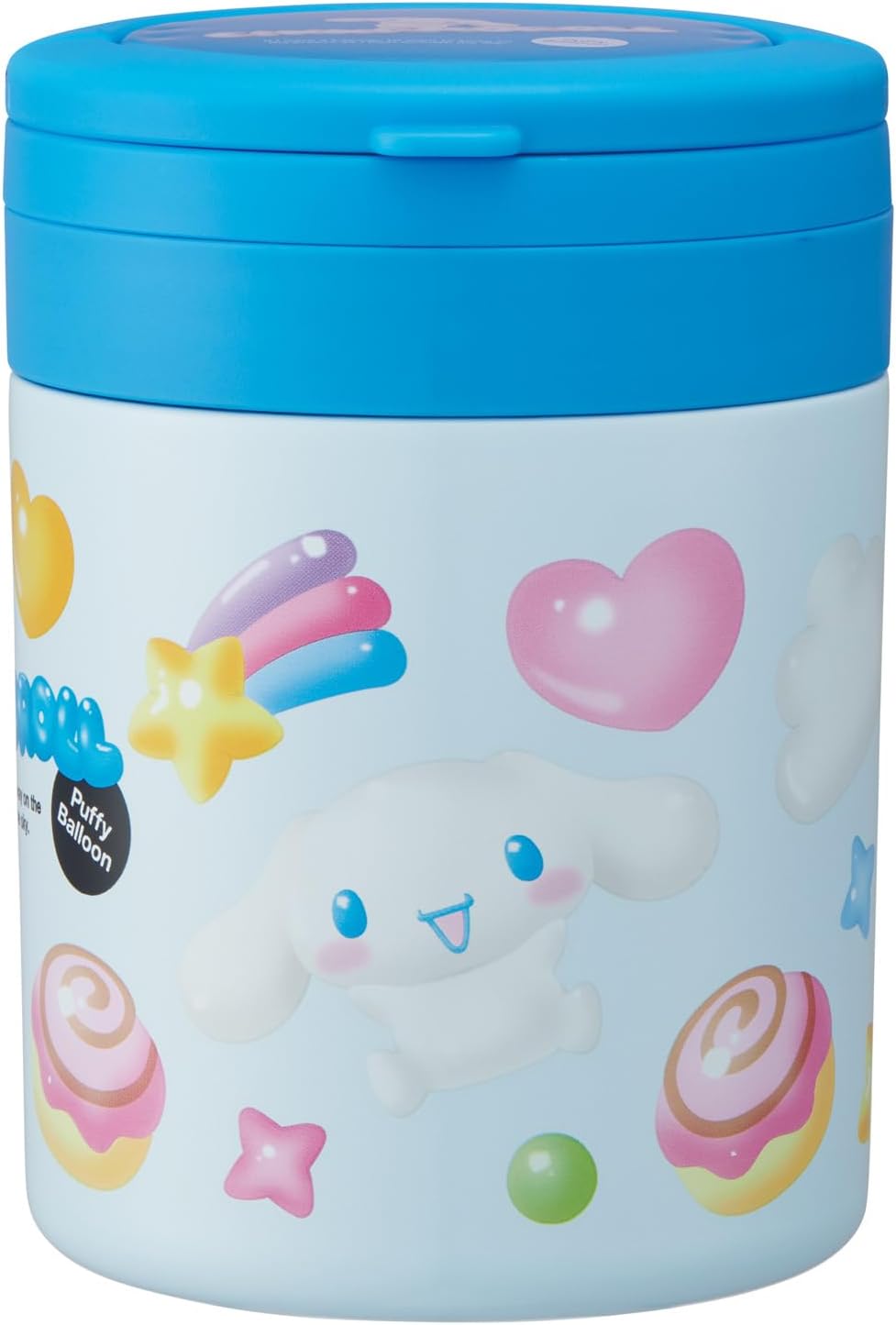 Skater - Insulated and cold soup jar, large capacity of 500 ml, with folding handle, Sanario Sanario - Exfoliation globe LJFO5-A