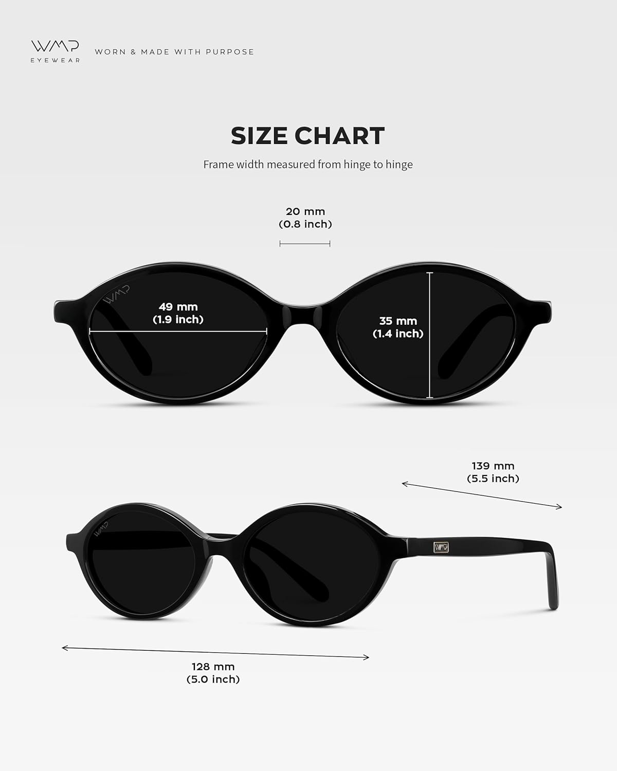 WMP Eyewear – Women’s Trendy Oval Sunglasses: Small Retro Frame, 90s Y2K Style, Perfect for Everyday Wear - Image 4