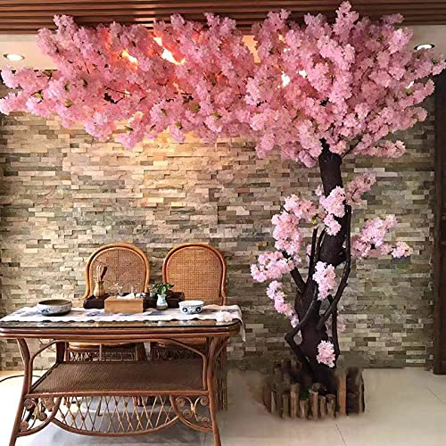 Qqxx Artificial Cherry Blossom Tree Christmas Tree,Dense Artificial Sakura Tree,6Ft Pink Christmas Tree,Japanese Sakura Tree For Indoor Outdoor Home Party Christmas Decoration,Pink,180X150Cm(71X59Inch #TOP2