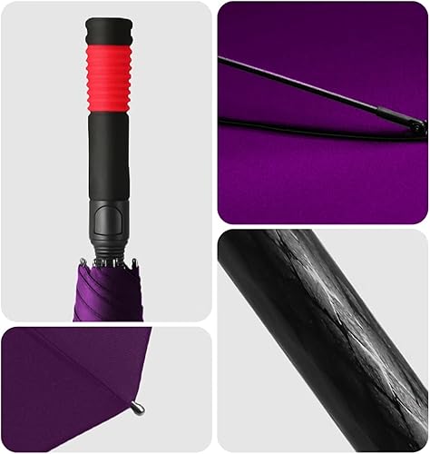 Miniatura 24 de SIEPASA Paraguas de golf grande de 62/68/72 pulgadas, paraguas de golf de apertura automática, extra grande, doble toldo ventilado, resistente al