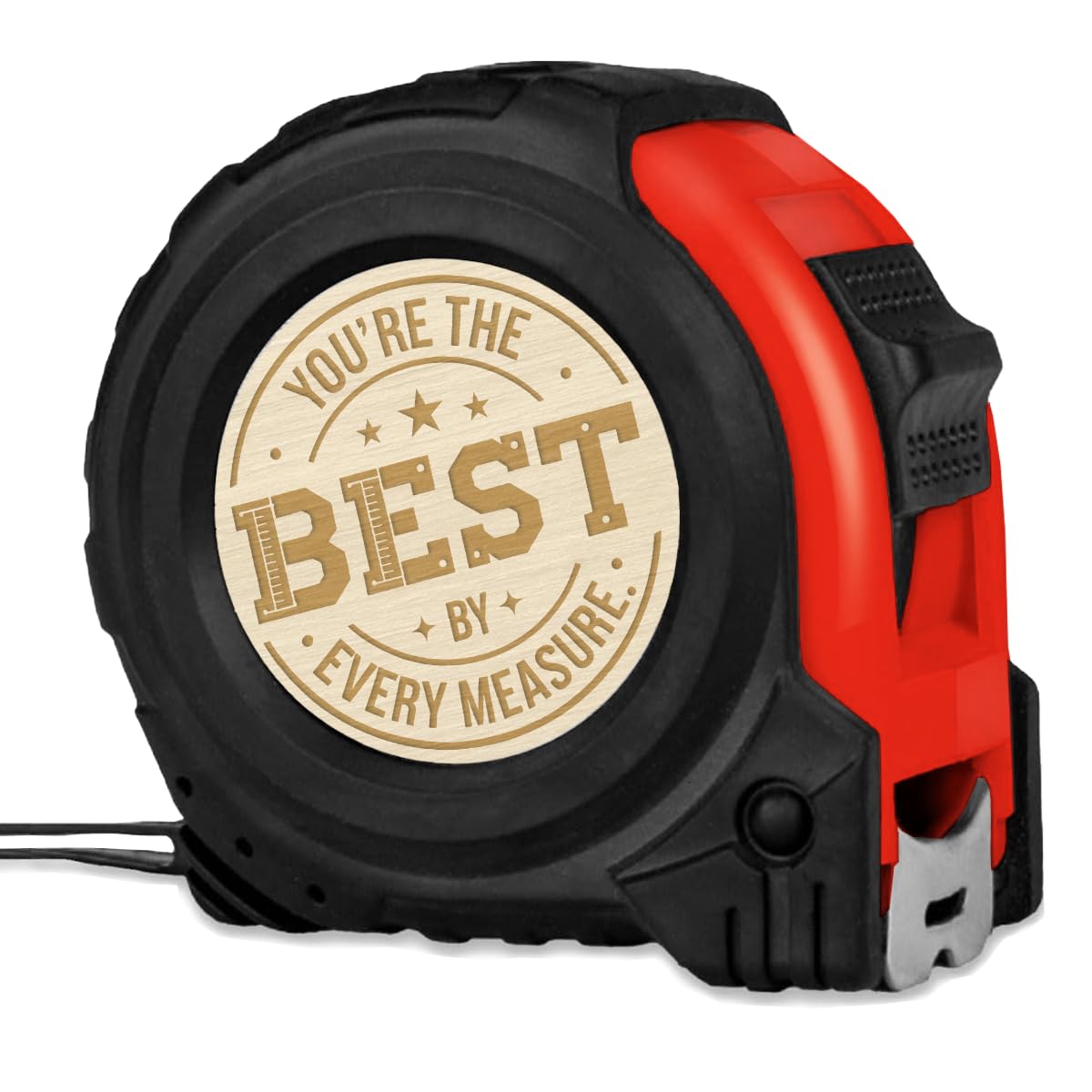 Valentine Husband Tape Measure Gift for Dad, Grandpa – You’re The Best by Every Measure – Christmas Tool Gift Papa Measuring Tape for Craftsmen, Woodworker, Carpenter - Engraved Tape Measure 16.4ft