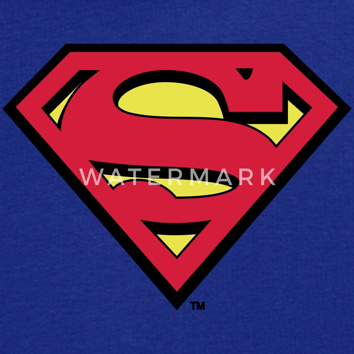 Spreadshirt DC Comics Superman Logo Original Karneval Kinder Premium Hoodie