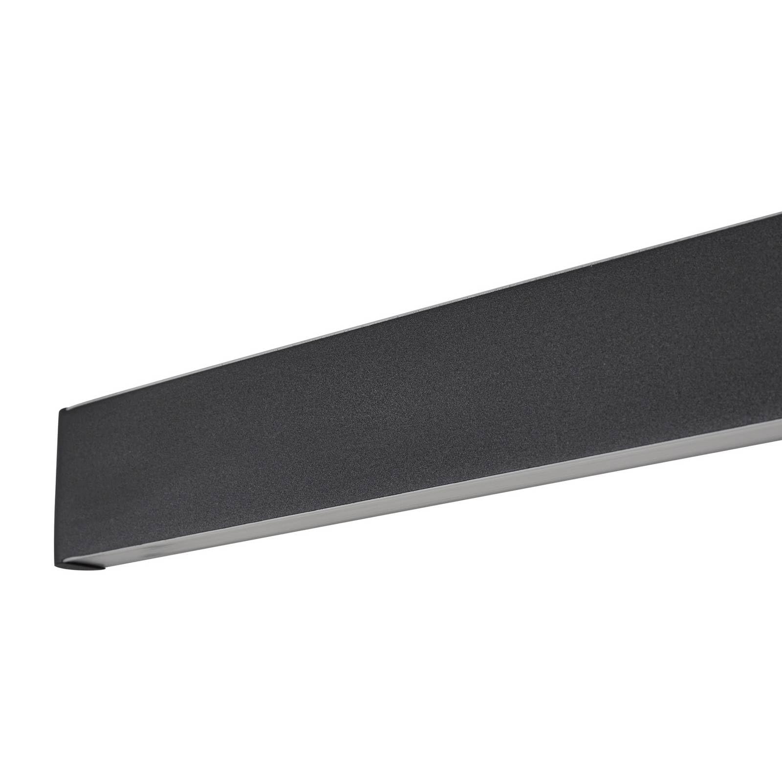 Lucande LED Smart Home Deckenlampe Mylosh dimmbar (Modern) in Schwarz aus Aluminium (1 flammig,) - Deckenleuchte Lampe Wohnzimmerleuchte