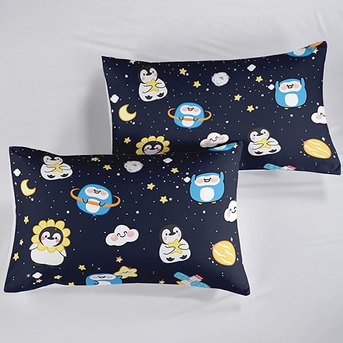 Miniatura 140 de CVHOUSE Juego de ropa de cama con diseño de panda, juego de edredón individual con panda y 2 fundas de almohada, lindo juego de colcha kawaii