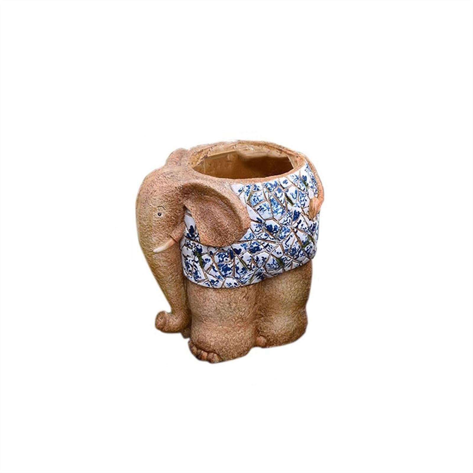 Pot de fleur éléphant, une sculpture poétique en céramique pour réenchanter votre maison