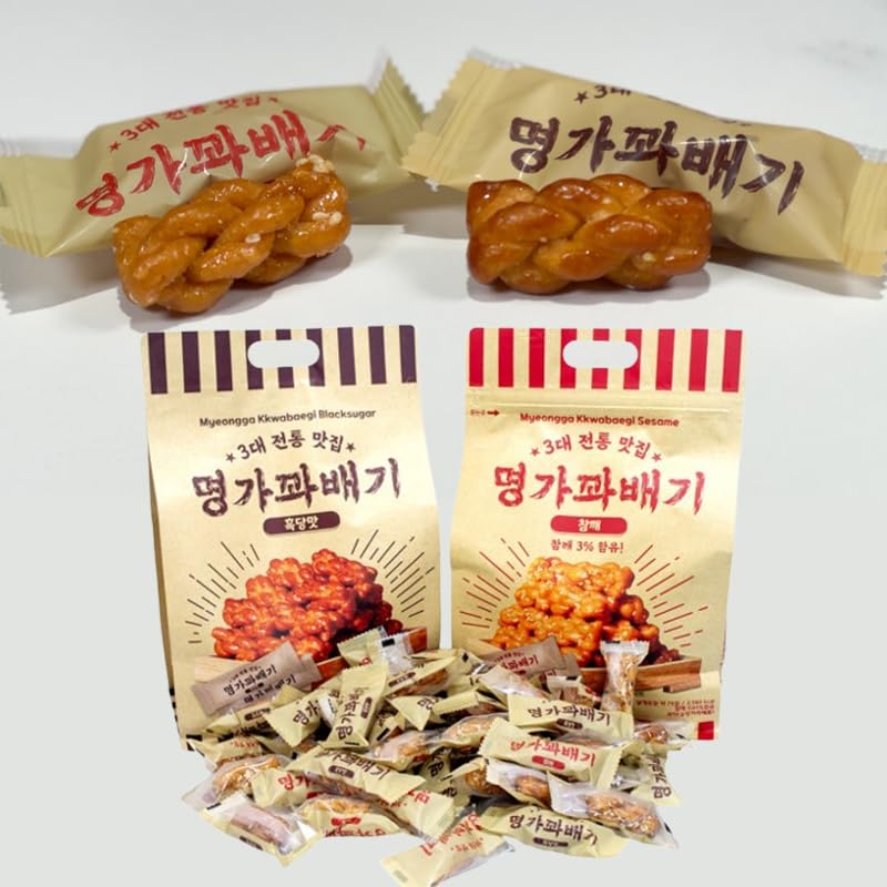 Amazon.co.jp: 韓国伝統お菓子 ミニクァベギ(韓国のツイストドーナツ