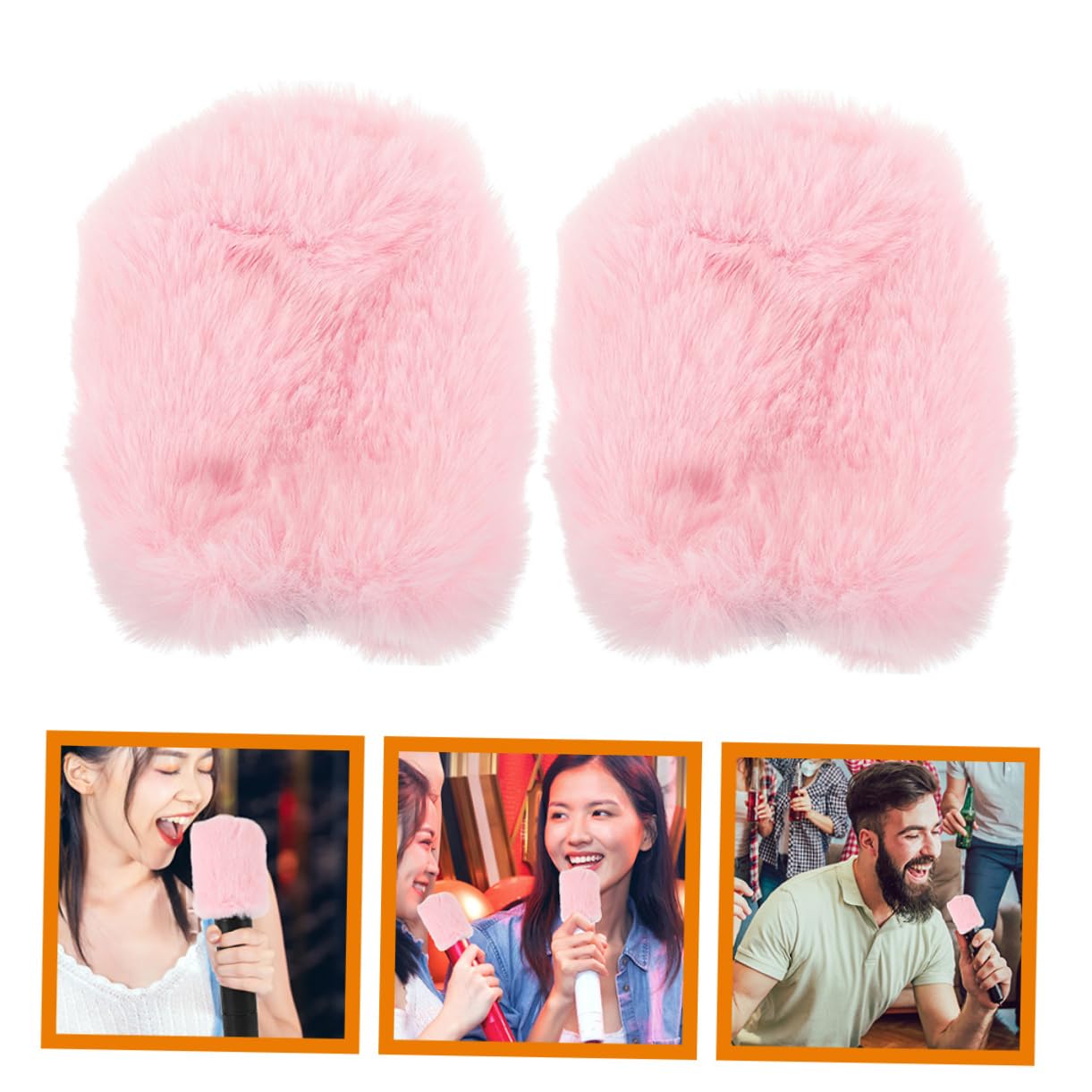 VICASKY 10stücke Mikrofonabdeckung Für Furry Windschutz Und Popschutz Für Mikrofone Wiederverwendbar Und Für Outdoor-einsätze Und Aufnahmen
