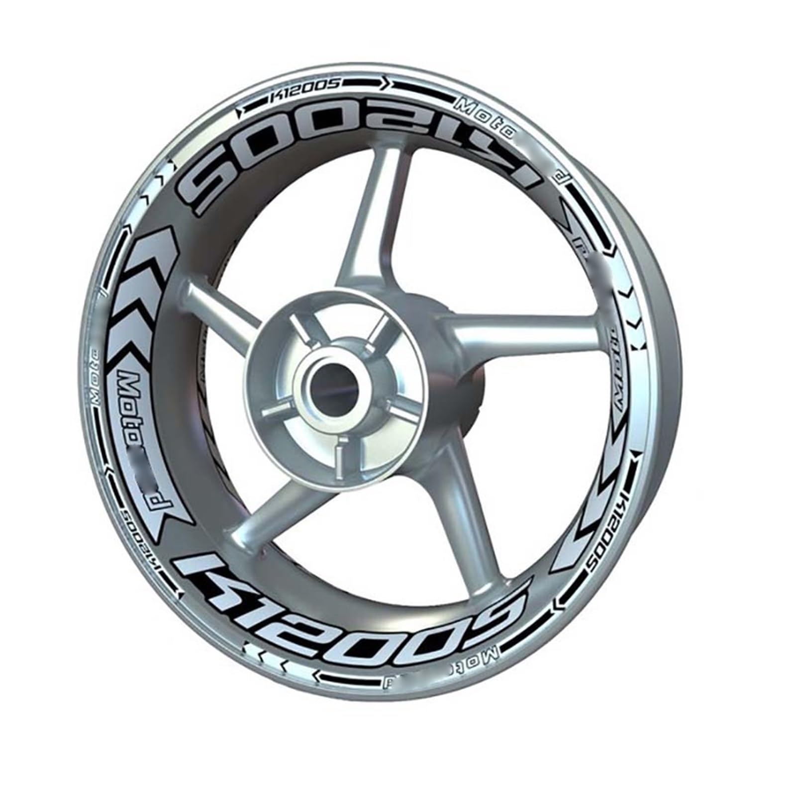 Motorcycle Decorative Stickers Rims Stripe Decal Front Rear for K1200S for K 1200 S Wheel Stickers Wheel Rim Decal