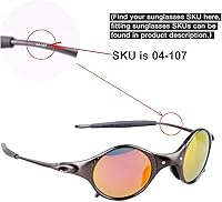 Vista 3 de Walleva Replacement Lenses and Lenses with Rubber for Oakley Mars Sunglasses - Multiple Options Available
