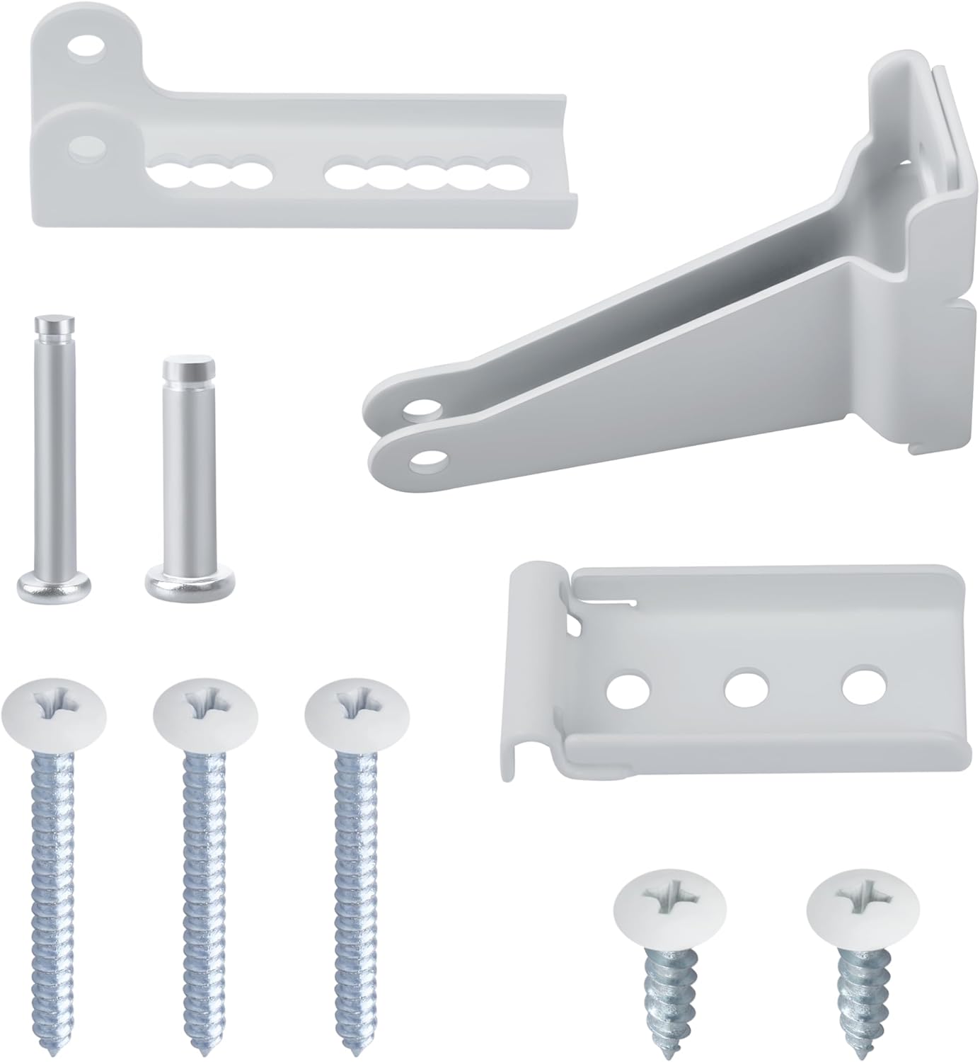 Storm Door Closer Bracket, Reinforced Repair Jamb Bracket Fits for Andersen Door Repair Kit,Screen Door Closer Replacement Part for Storm Door(Set of 1 White)