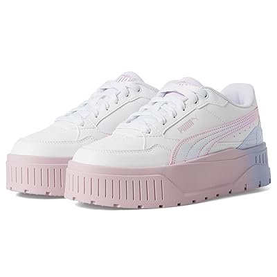 PUMA Kids Karmen II Idol (Big Kid) Kids Shoes Puma White/Rose Mauve/Cool Weather
