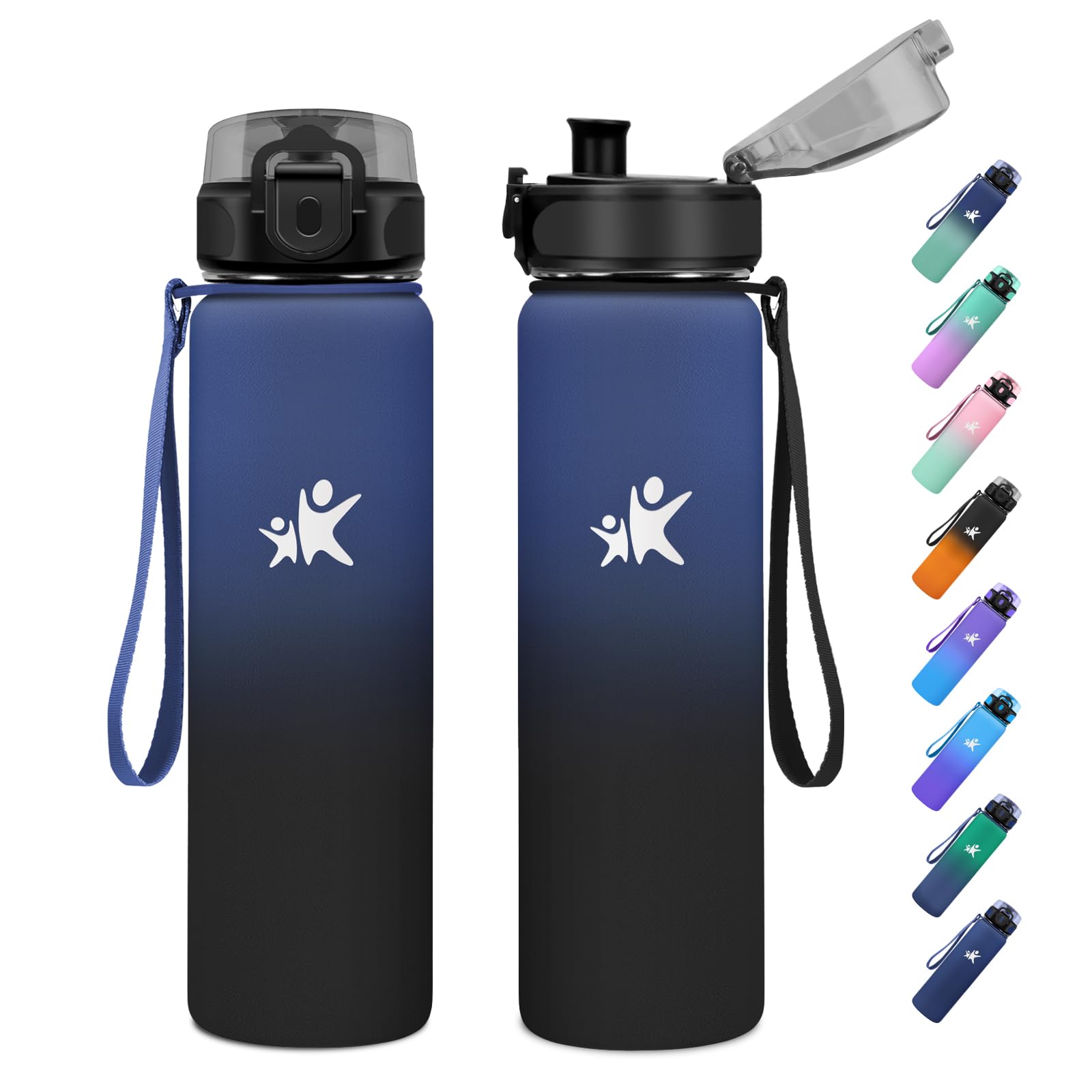 Insulated Water Bottle, 1 L, Insulated Bottle, BPA-Free Stainless Steel Water Bottle for School, Office, Outdoor, Sport