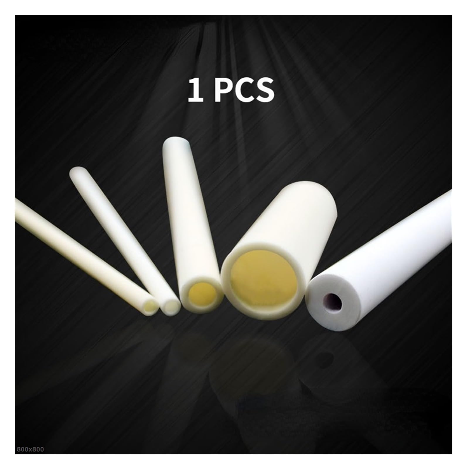 Keramikrohr 100mm Aluminiumoxid - Thermoelement Schutzrohr ID16mm OD20mm