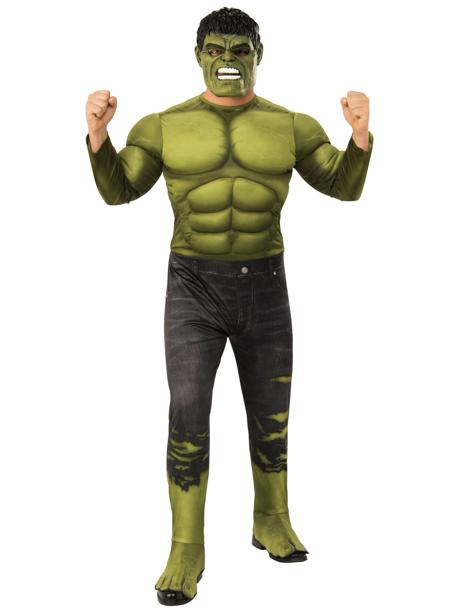 Rubie's Official Marvel Avengers Endgame Hulk Deluxe Costume, Adult Superhero Fancy Dress