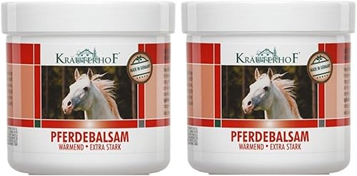 Kräuterhof - Bálsamo para caballos, extra fuerte, 2 paquetes de 8.5 fl oz  16.9 fl oz