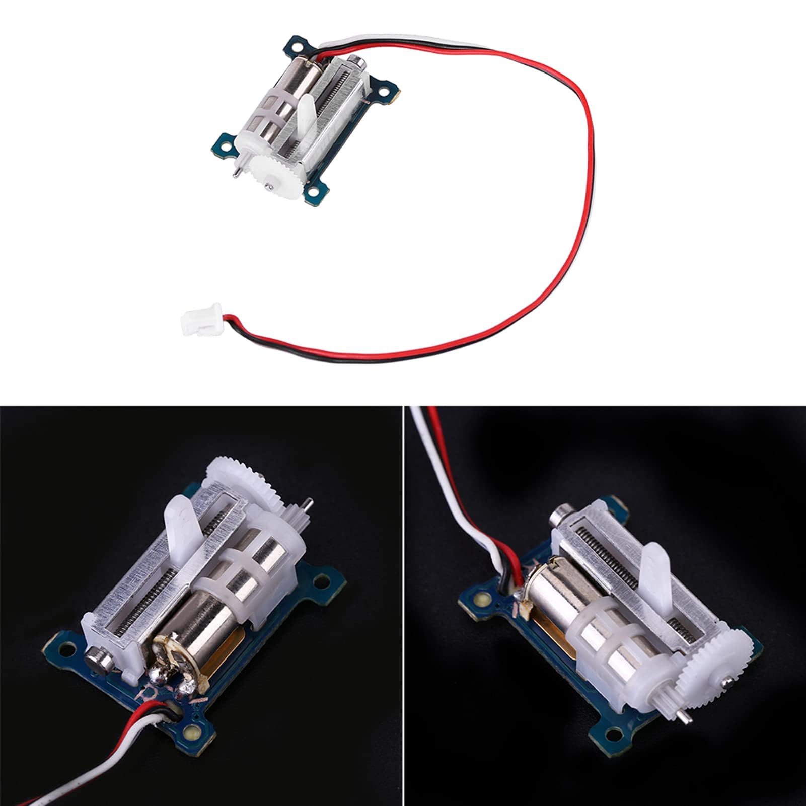 Digital Analog Servo, 1,5 g 15x20 mm Servomotor Linearmotor Linearantrieb, RC Servo Motor Linearaktuator mit 0,12 Sek Geschwindigkeit für Ultra Micro 3D Flugflugzeuge RC Hubschrauber Fahrzeugmodelle