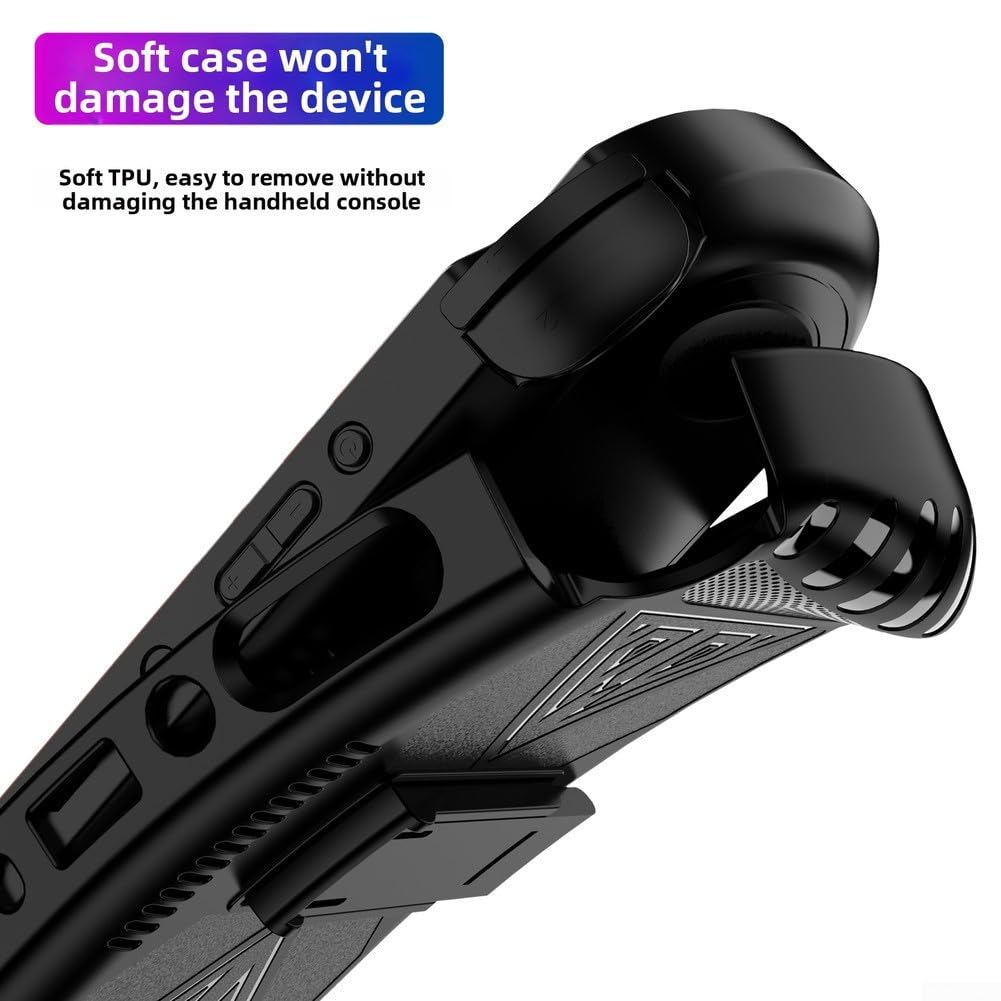 Funda protectora suave de TPU para dispositivo de juego portátil ANBERNIC RG VITA PRO, cubierta de agarre ergonómico portátil, agarre ergonómico para mayor comodidad, resistencia a arañazos y