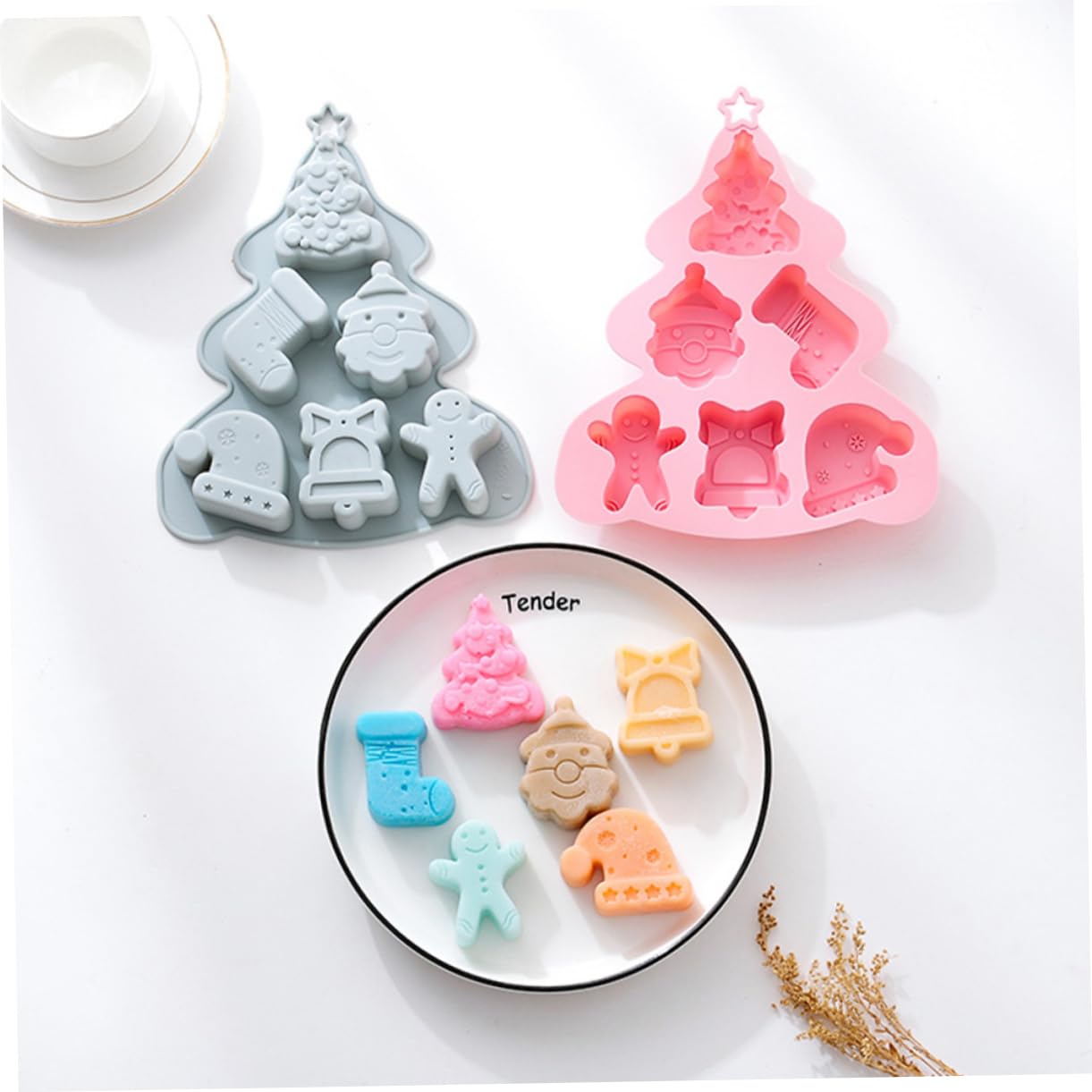 MAGICLULU 6stücke Weihnachtsbaum Kuchenform Mit Löchern Kreative Backform Für -kuchen Für Weihnachtsfeiern Familienfeiern Und Festliche Anlässe