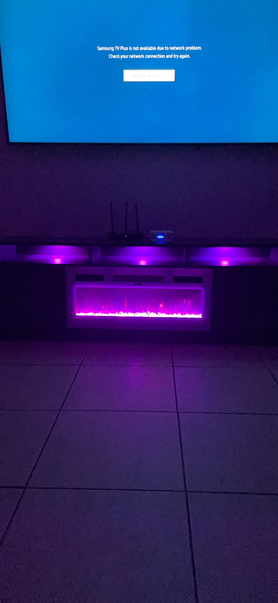 50/mo Finance Meble Furniture Reno WH05 Electric Fireplace Modern 63