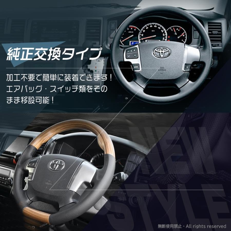 ハイエース 4型 ハンドル 200系ハイエース 4型～現行型 BOXYSTYLE ユーロステアリング Ver