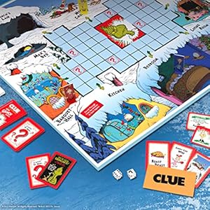 CLUE: The Grinch, Classic Mystery Board Game, Solve The Holiday Theft in Whoville with Cindy-Lou & More, Discover Who, Where, and What was Taken, Officially Licensed Dr. Seuss Merchandise CLUE The Grinch Classic Mystery Board Game Solve The Holiday Theft in Whoville with Cindy Lou More Discover Who Where and What was Taken Officially Licensed Dr Seuss Merchandise