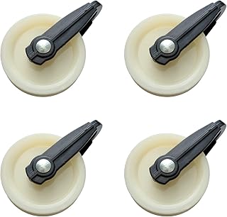 Lifstar 2-1/2-inch Diameter Nylon Pulley, Rope Pulley for Outdoor Clotheslines - Fits 1/4-inch Rope, 4 Pieces