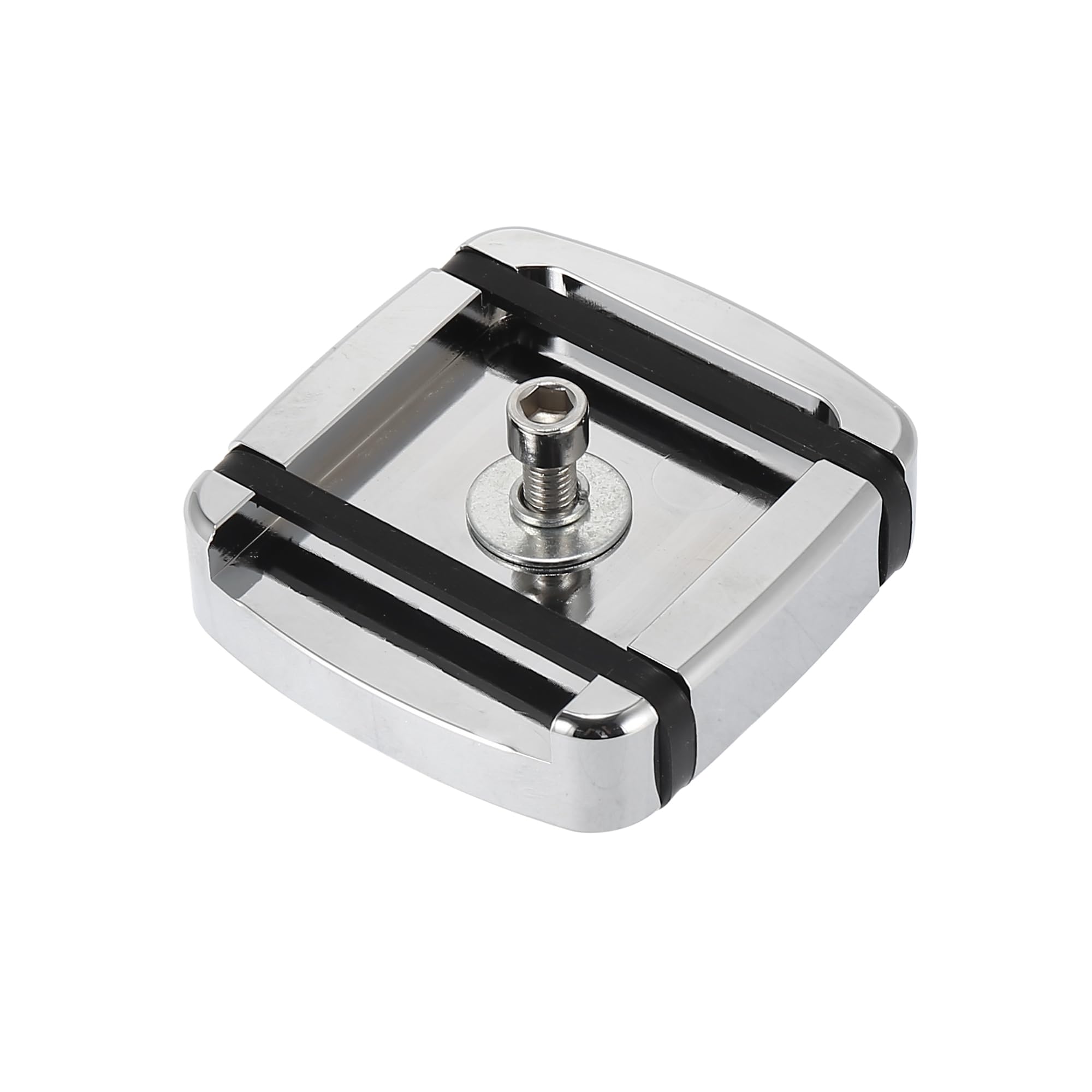 Motoforti Pédale Frein Tampon Couvercle CNC Aluminium Argenté - Harley Davidson FX Softail Dyna