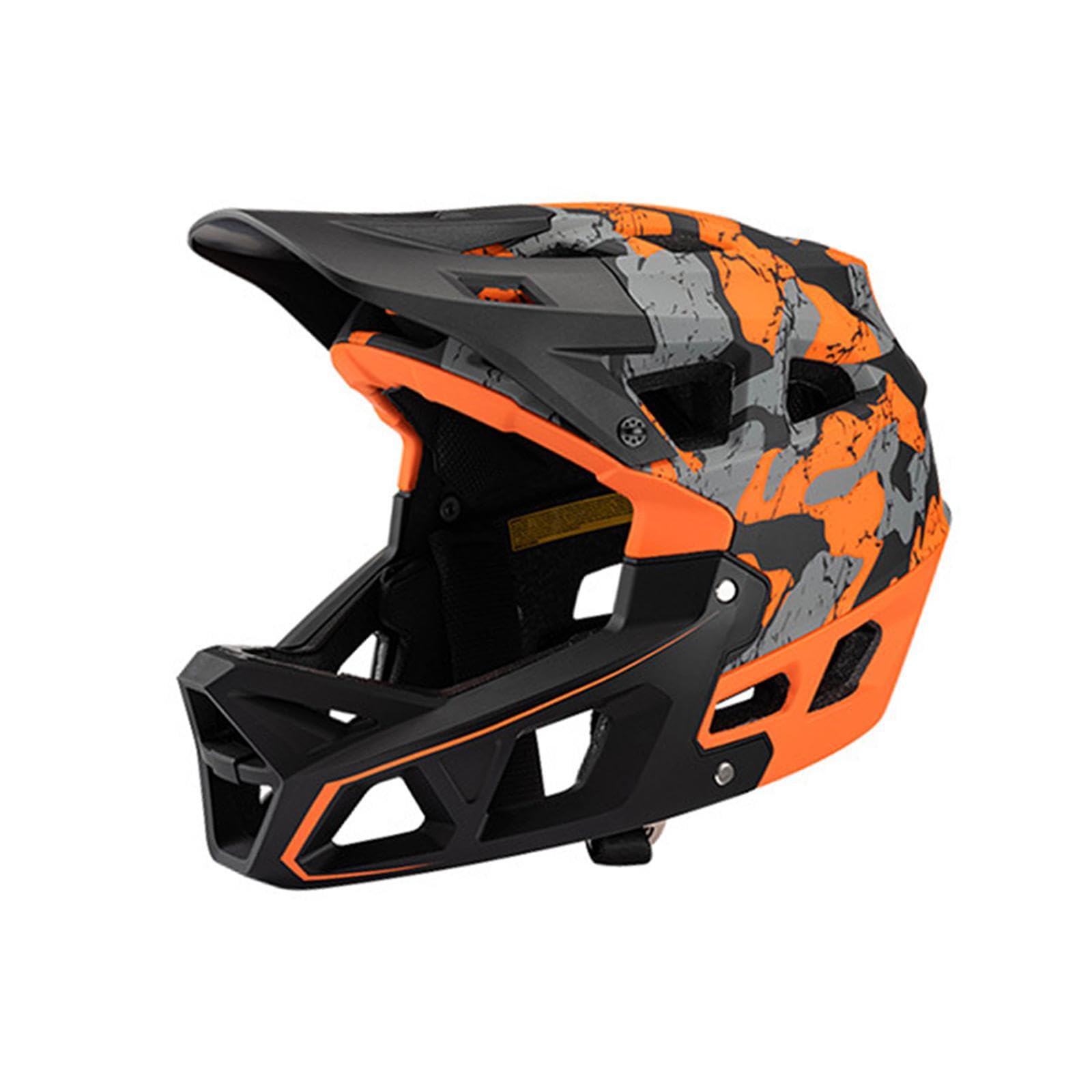 Fahrradhelm mit Integralgesicht, stoßfest, tragbar, komfortabel zu tragen, Outdoor Radsportzubehör, Herren Fahrradhelm, stoßdämpfende Ausrüstung, Fahrradmütze