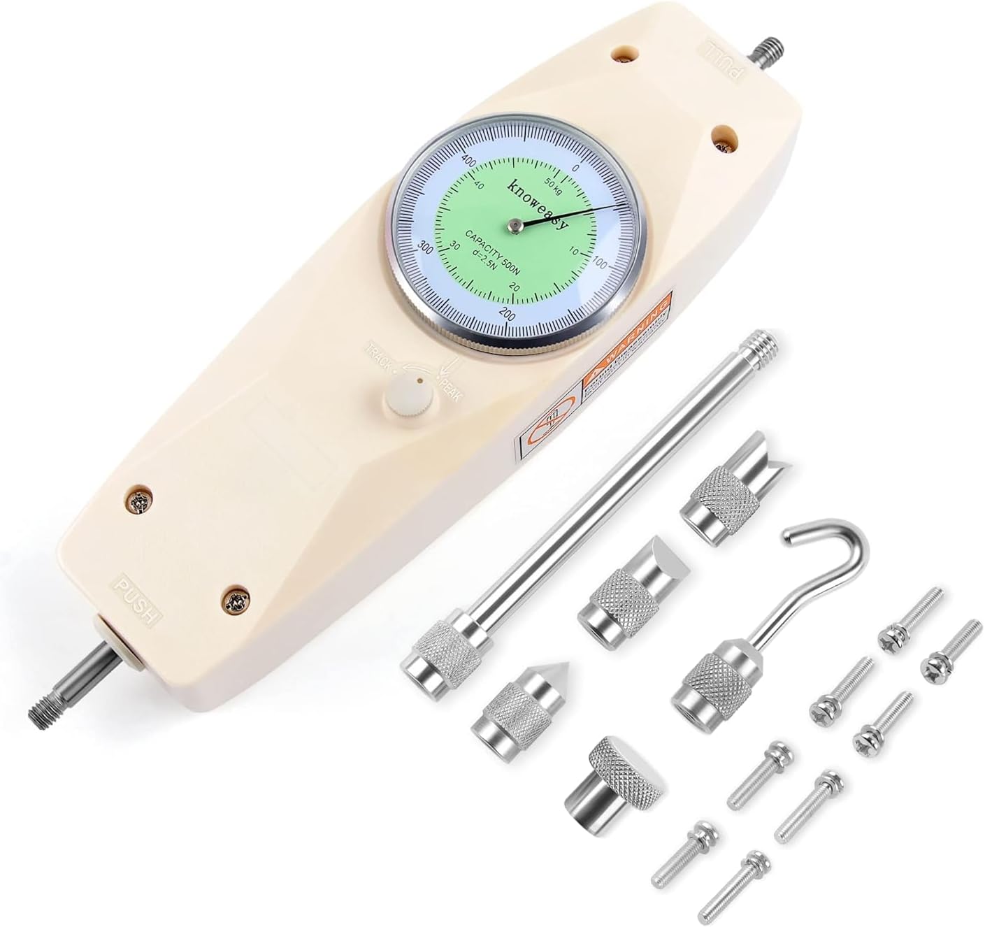 NK-500 with Certificate Mechanical Analog Push Pull Gauge and Analog Dynamometer With Calibration Certificate