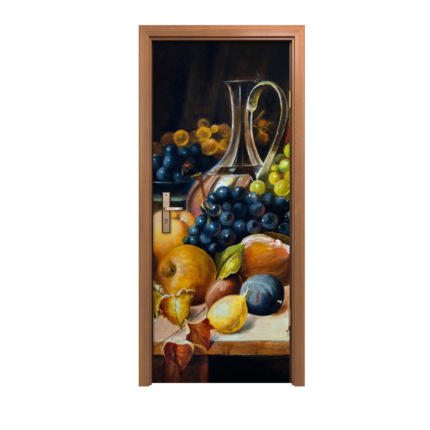 Autocollant de porte 90x200cm pour masquer les imperfections de décoration rapidement