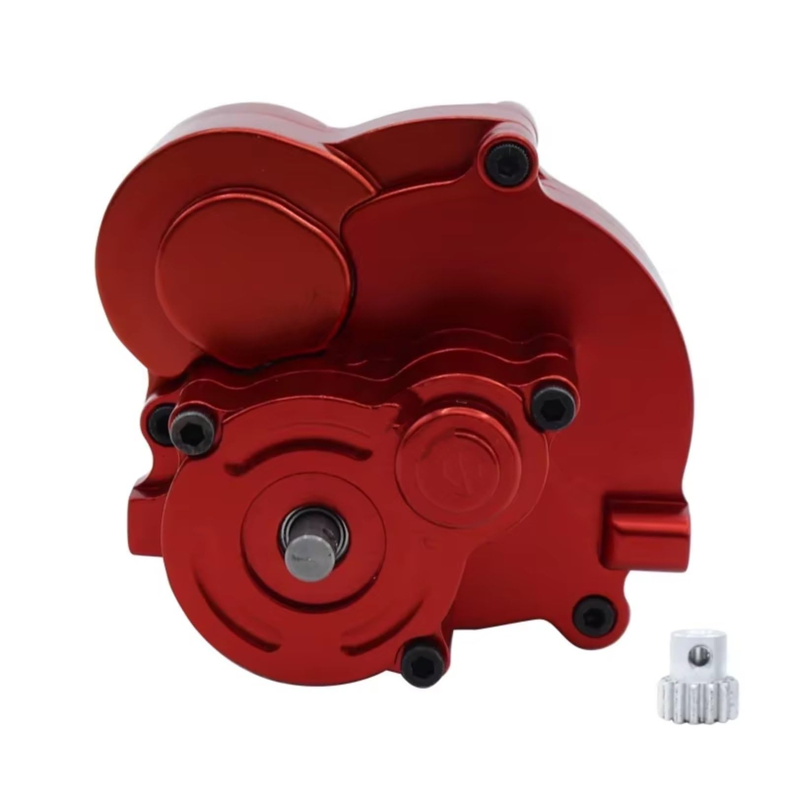 Parti Trasmissione Per MN Per MN128 MN86 MN86K MN86KS G500 1/12 Accessori | RC per cambio Cambio Crawler con Scatola CNC e Ingranaggio Motore per Trasmissione Potenza Fluida(Red)