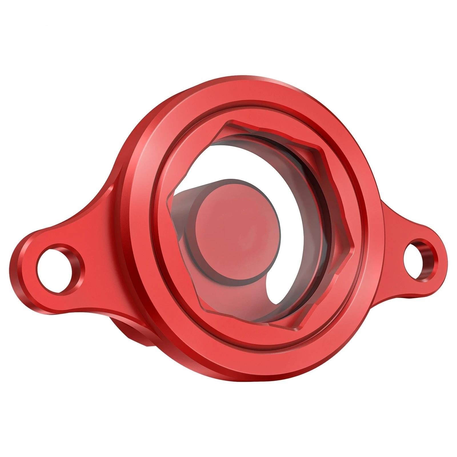 Tapón Aceite Para CRF450R Para CRF 450R 2009-2016 Tapa De Cubierta Transparente De Filtro De Aceite De Motor De Aluminio CNC Tapones Aceite Para Motos